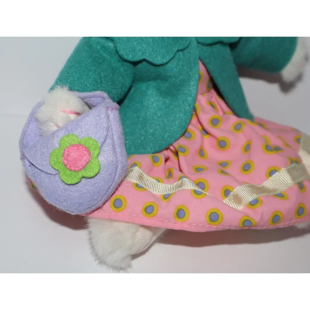 TARGET Easter Spring White Bunny Rabbit Dress Jacket Purse Hat Plush Decor